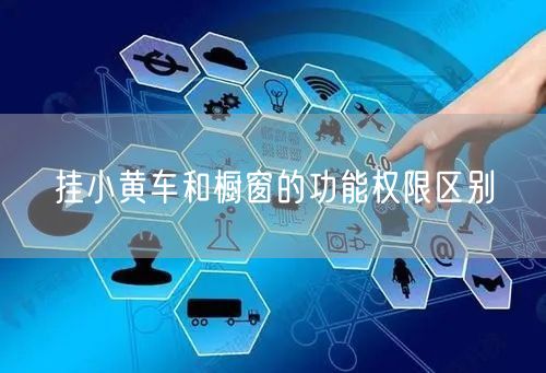 挂小黄车和橱窗的功能权限区别