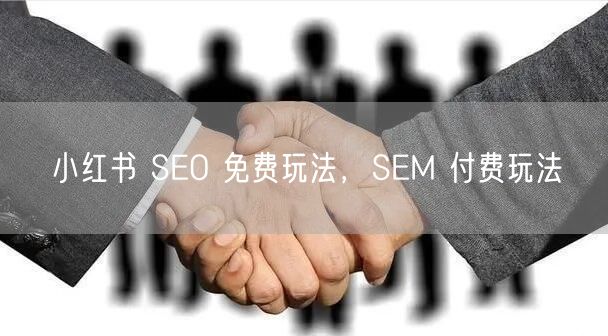 小红书 SEO 免费玩法，SEM 付费玩法
