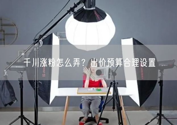 千川涨粉怎么弄？出价预算合理设置