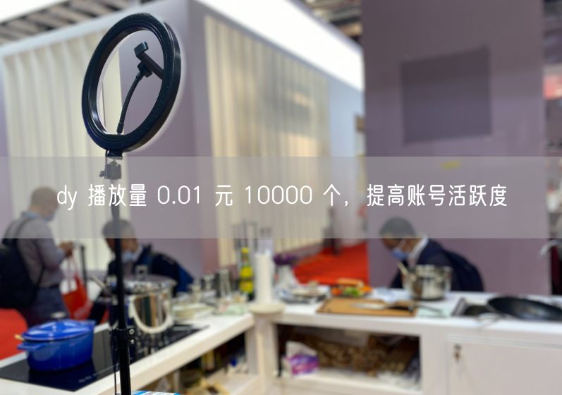 dy 播放量 0.01 元 10000 个，提高账号活跃度