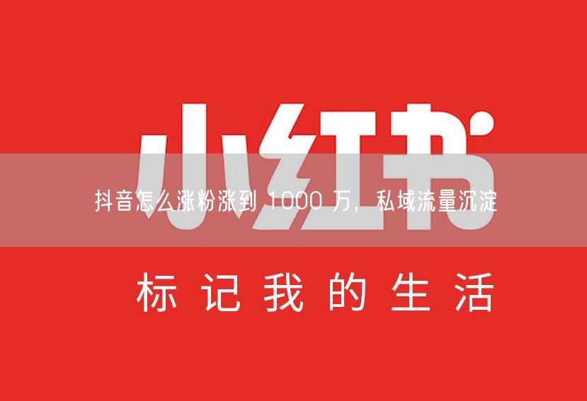 抖音怎么涨粉涨到 1000 万，私域流量沉淀