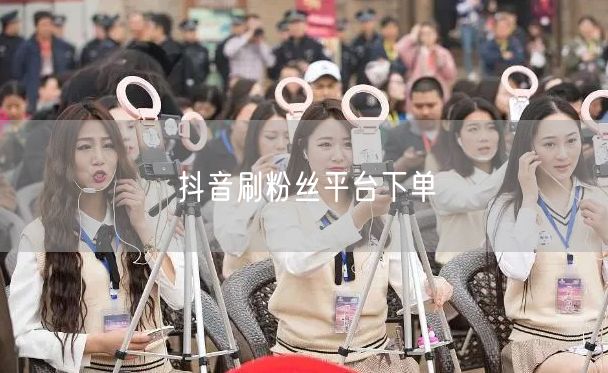 抖音刷粉丝平台下单