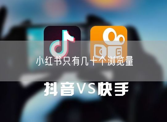 小红书只有几十个浏览量