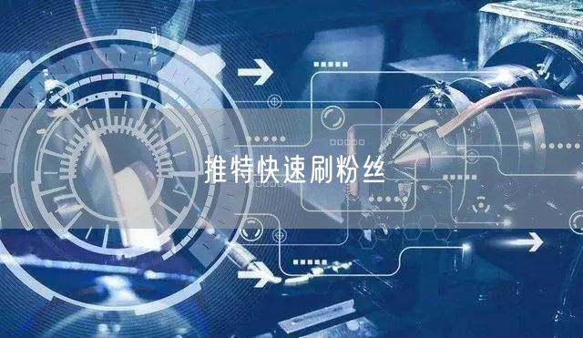 推特快速刷粉丝