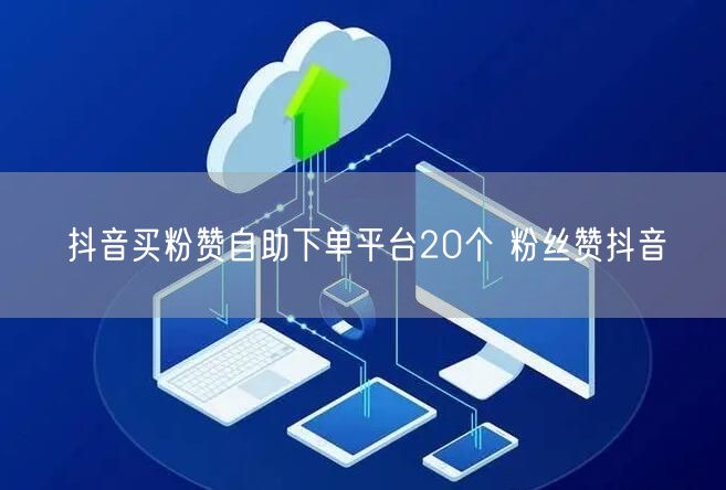 抖音买粉赞自助下单平台20个 粉丝赞抖音