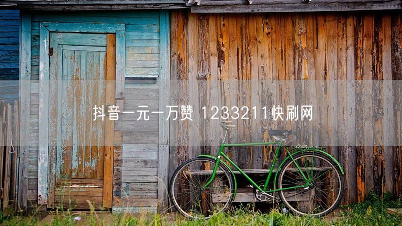 抖音一元一万赞 1233211快刷网