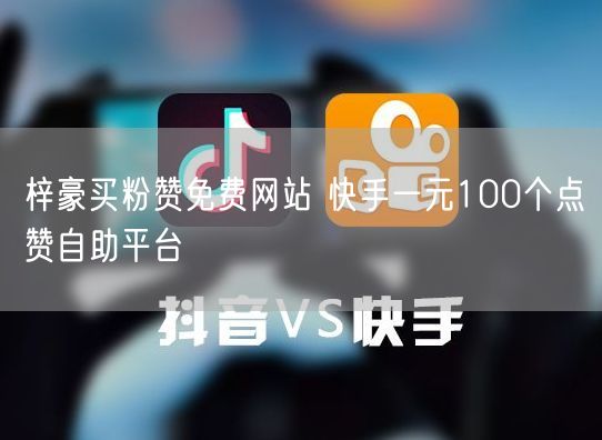 梓豪买粉赞免费网站 快手一元100个点赞自助平台