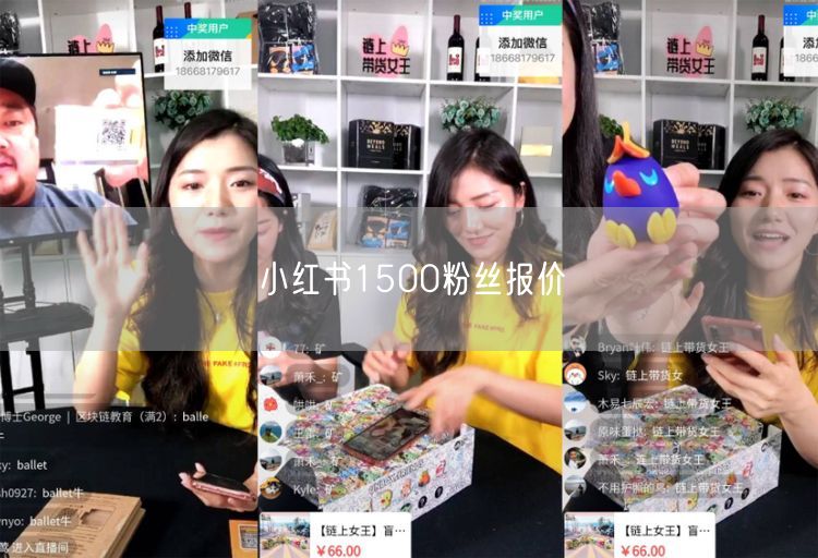 小红书1500粉丝报价