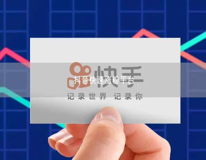抖音快速涨粉平台