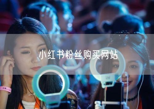小红书粉丝购买网站